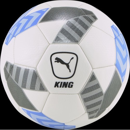 Puma King Ball Football White Black Blue 083997 01