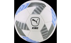 Puma King Ball Football White Black Blue 083997 01