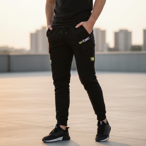 Sportinės kelnės W-TEC Signature - Juoda