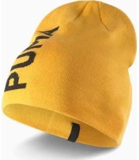 Шапка Puma Ess Classic Cuffless Beanie жёлтая 023433 06