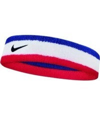Повязка на голову Nike Swoosh Headband White Blue Red N0001544 620