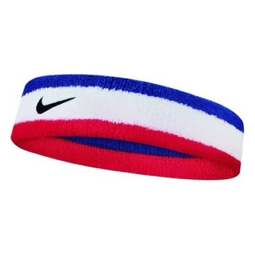 Повязка на голову Nike Swoosh Headband White Blue Red N0001544 620