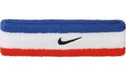 Повязка на голову Nike Swoosh Headband White Blue Red N0001544 620