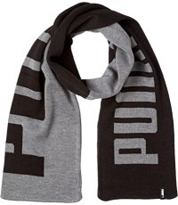 Puma Knit Scarf Black Grey 054057 01