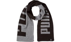 Puma Šalikas Knit Scarf Black Grey 054057 01