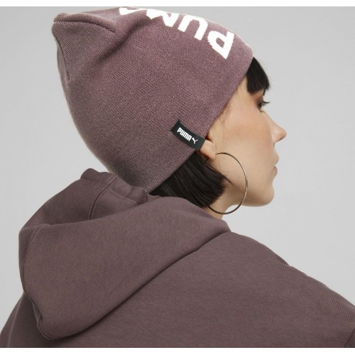 Puma Ess Classic Cuffless Beanie Eggplant 023433 09