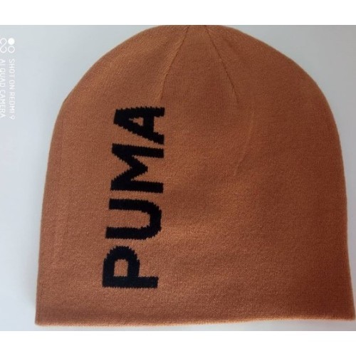 Шапка Puma Ess Classic Cuffless Beanie, коричневая, 023433 10
