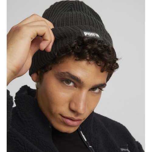 Шапка Puma Ribbed Classic Cuff Beanie Black 024038 01