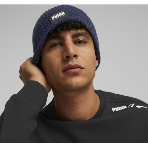 Puma Ribbed Classic Cuff Beanie Blue 024038 02