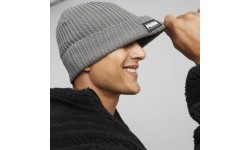 Puma Ribbed Classic Cuff Beanie Grey 024038 03