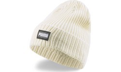 Шапка Puma Ribbed Classic Cuff Beanie, белая 024038 04