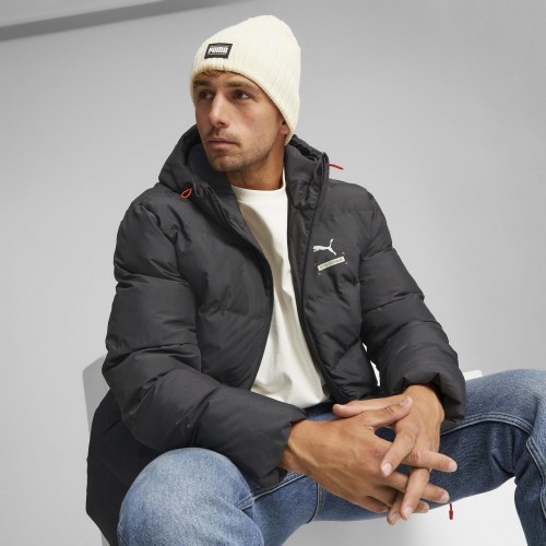 Puma Ribbed Classic Cuff Beanie White 024038 04