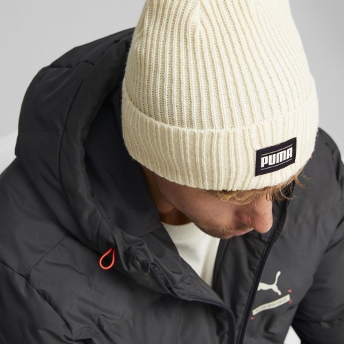 Puma Ribbed Classic Cuff Beanie White 024038 04
