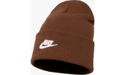 Шапка Nike NSW Beanie Utility Futura коричневая DJ6224 259