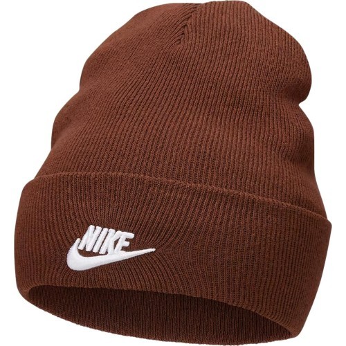 Шапка Nike NSW Beanie Utility Futura коричневая DJ6224 259