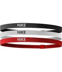 Nike Galvos Juosta Elastic Headbands 2.0 3P White Black Red N1004529 083