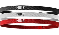 Повязка на голову Nike Elastic Headbands 2.0 3P White Black Red N1004529 083
