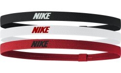 Повязка на голову Nike Elastic Headbands 2.0 3P White Black Red N1004529 083