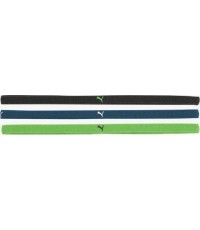 Повязка на голову Puma AT Sportbands Womens Pack чёрная синяя зелёная 053491 07