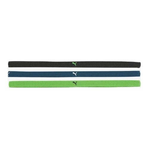 Puma Galvos Juosta AT Sportbands Womens Pack Black Blue Green 053491 07
