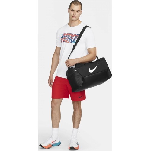 Nike Brasilia S Duff-9.5 Sports Duffel Bag Black DM3976 010