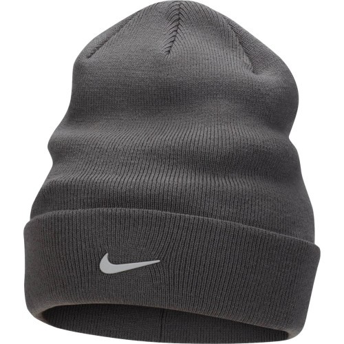 Детская шапка Nike K Nk Peak Beanie Sc Swsh серая FB6492 068