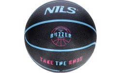 Krepšinio kamuolys NILS NPK271 Buzzer, juodas, 7 dydis