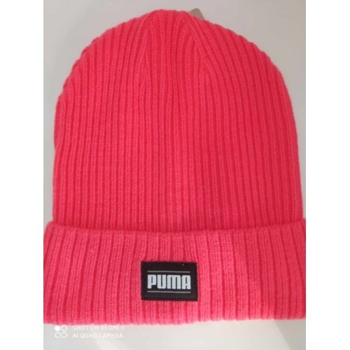 Puma Ribbed Classic Cuff Beanie Pink 024038 08