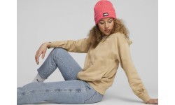 Шапка Puma Ribbed Classic Cuff Beanie розовая 024038 08