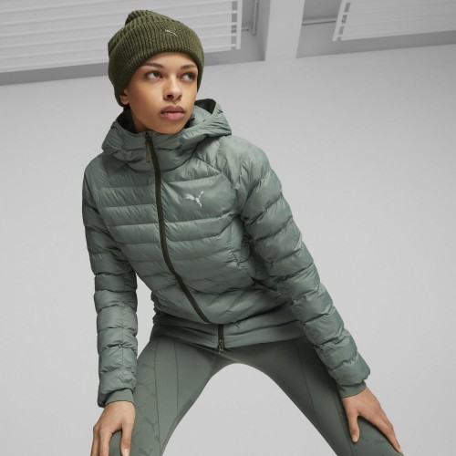 Шапка Puma Metal Cat Beanie Myrtle Green 024874 03