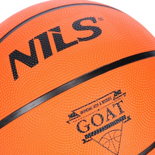 Krepšinio kamuolys Nils GOAT NPK272, oranžinis, 7 dydis