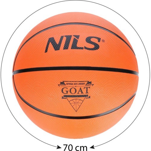 Баскетбольный мяч NILS GOAT NPK252, оранжевый, размер 5