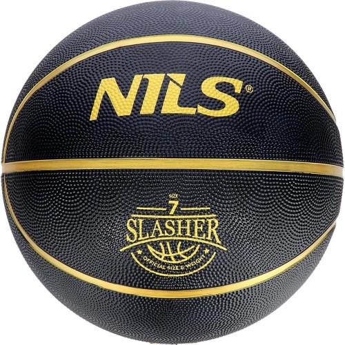 Баскетбольный мяч NILS NPK270 Slasher, чёрный, размер 7