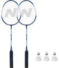 NRZ2052 aliuminio badmintono rinkinys: 2 raketės, 3 plunksninukai ir dėklas NILS