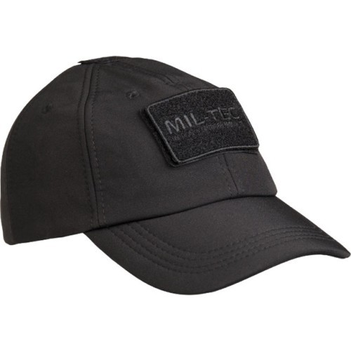 Juoda softshell beisbolo kepuraitė