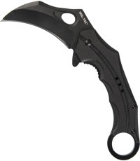 BLACK G10 ONE-HAND KNIFE ′KARAMBIT′