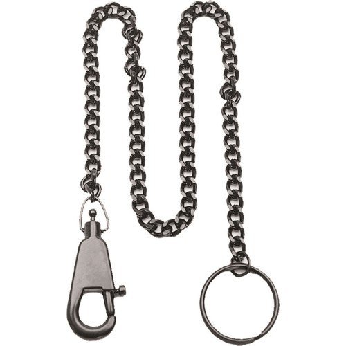 BLACK KNIFE CHAIN WITH CARABINER