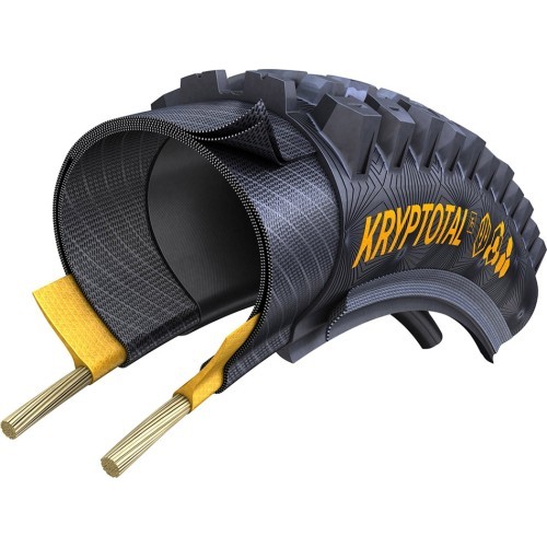 Покрышка Continental Kryptotal-FR Trail 29" x 2.60" (65-622) E-25, бескамерная, складная, Endurance