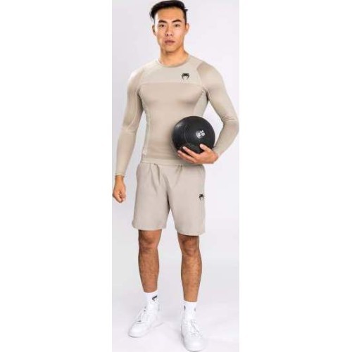 Venum G-Fit Air ilgarankovis rashguard – smėlio spalvos
