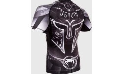 Venum Gladiator 3.0 marškinėliai (rashguard), trumpomis rankovėmis, juodi/balti