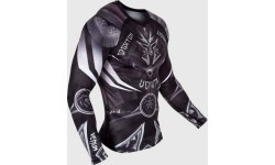 Venum Gladiator 3.0 Rashguard - Long Sleeves - Black/White