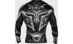 Marškinėliai Venum Gladiator 3.0 Rashguard ilgomis rankovėmis, juodi/balti