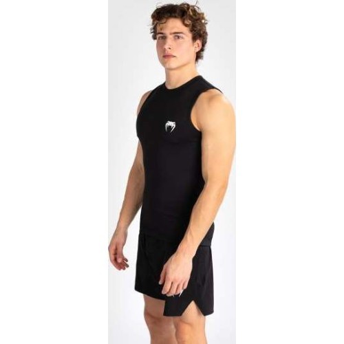 Venum Contender vyriškas berankovis marškinėliai Rashguard, juoda/balta