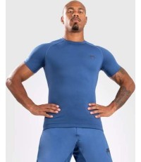 Venum Contender vyriškas trumparankovis rashguard, mėlynas
