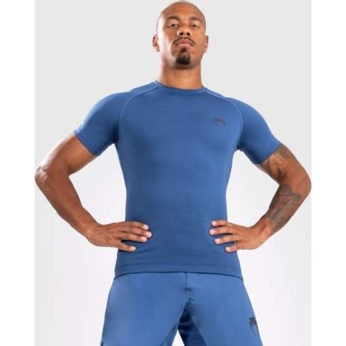 Venum Contender Men’s Short Sleeve Rashguard - Blue
