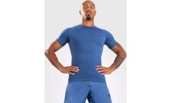 Venum Contender Men’s Short Sleeve Rashguard - Blue
