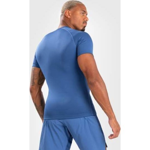 Venum Contender vyriškas trumparankovis rashguard, mėlynas