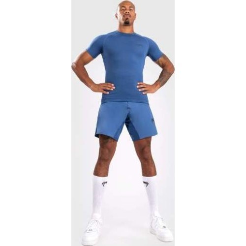 Venum Contender Men’s Short Sleeve Rashguard - Blue