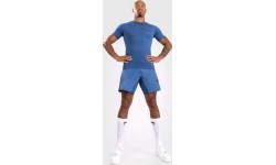 Venum Contender Men’s Short Sleeve Rashguard - Blue