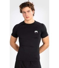 Venum Contender vyriškas trumparankovis marškinėlis-rashguard, juodas/baltas